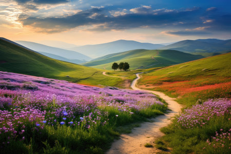 A Dreamy Rural Escape.の素材