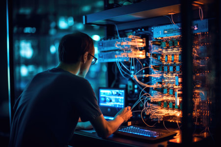 Advancing Technology with Supercomputers.の素材