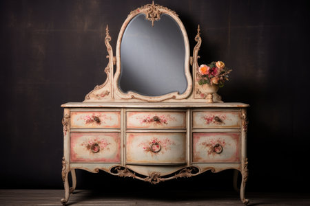 Classic Chest under Reflective Surface.の素材