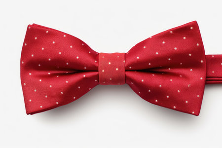Formal Finesse Realism in the Bow Tie Image Isolated On White Backgroundの素材