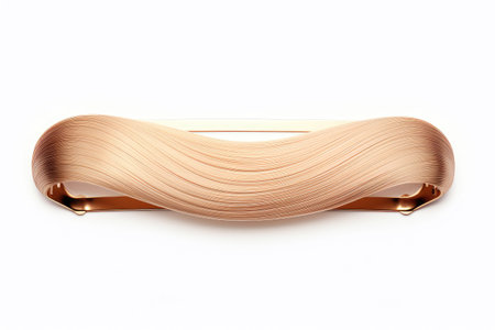 Fashionable Grasp Jumbo Barrette Snapshot Isolated On White Backgroundの素材