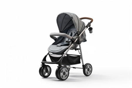 Snapshot of Clarity Unmodified Stroller Representation Isolated On White Backgroundの素材