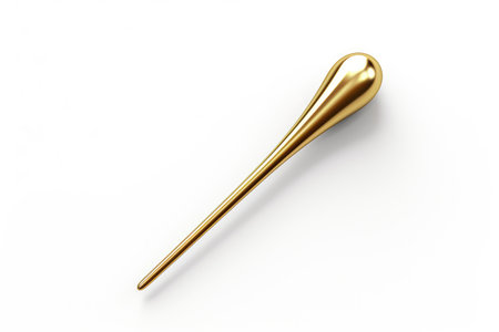 Trendsetting Style Authentic Representation of U Pin Accessory Isolated On White Backgroundの素材