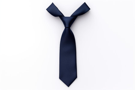 Stylish Detail Genuine Wide Tie Imagery Isolated On White Backgroundの素材