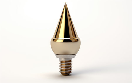 Perfect Alignment Plumb Bob for Accurate Construction Isolated On White Backgroundの素材
