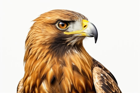 Golden Eagle Isolated On White Backgroundの素材