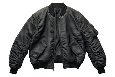 Bomber Fashion Isolated On White Backgroundの素材