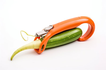 Useful Peeler Isolated On White Backgroundの素材