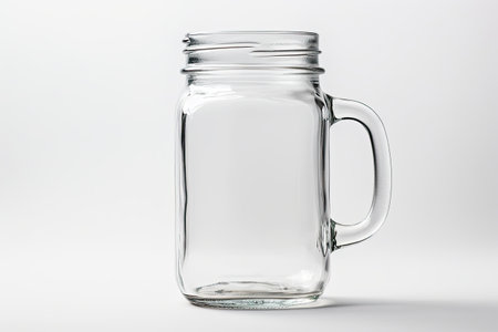 Mason Jar Isolated On White Backgroundの素材