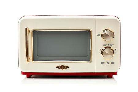 Microwave Designs Isolated On White Backgroundの素材