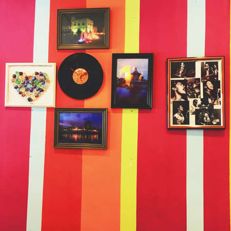 Beautiful wall design that can bring joy and happinessの素材