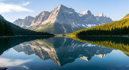 Lake Moraine, Banff National Park, Alberta, Canada.の素材