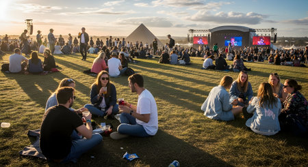 The Kieler Woche is performing on the HÃÂ¶rn Stageの素材