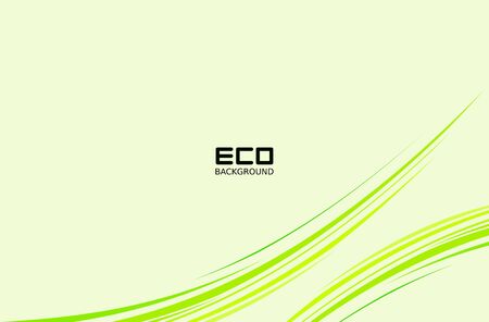 Green eco-friendly backgrounds with leaf patterns for business posts and presentations, natural backgrounds, green abstract backgroundsのイラスト素材
