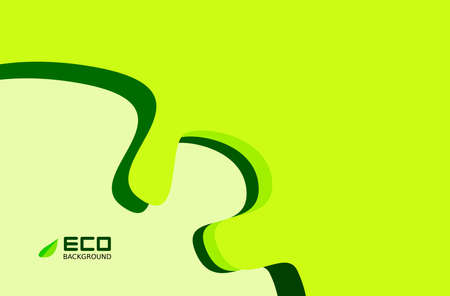 Green eco friendly backgrounds with leaf patterns for business posts and presentations, natural backgrounds, green abstract backgroundsのイラスト素材