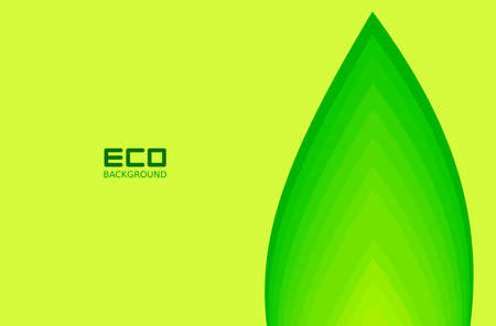 Green eco friendly backgrounds with leaf patterns for business posts and presentations, natural backgrounds, green abstract backgrounds.のイラスト素材