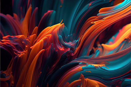 abstract color background, computer generated illustration, 3d render.の写真素材