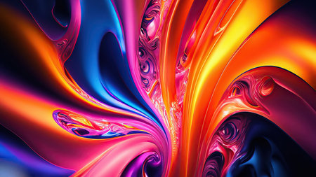 Abstract fractal. Fractal art background for creative design.の素材