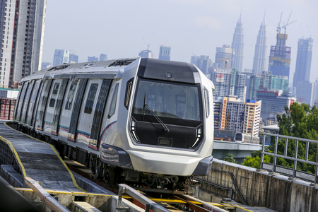 Malaysia MRT (Mass Rapid Transit) train, a transportation for future generation. MRT also bring...
