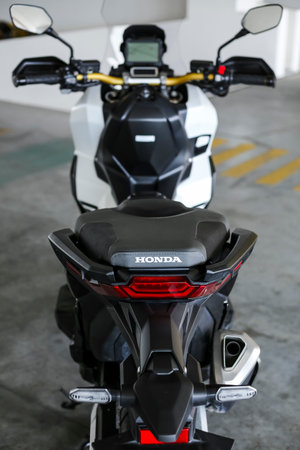 KUALA LUMPUR, MALAYSIA - NOVEMBER 15, 2018 : Honda X-ADV 745cc Adventure Scooter / Crossover...