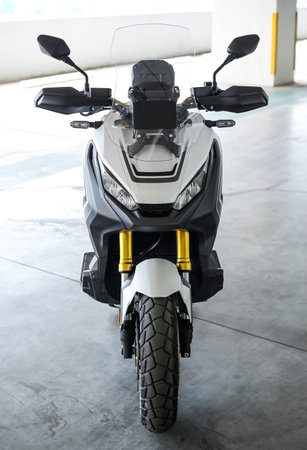 KUALA LUMPUR, MALAYSIA - NOVEMBER 15, 2018 : Honda X-ADV 745cc Adventure Scooter / Crossover...