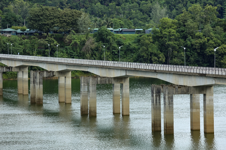 The East-West Highway, is the main gateway between east and west coast of peninsula Malaysia, passes through the Royal Belum State Park and the man-made Lake Temengor Pulau Banding in Perak.の写真素材