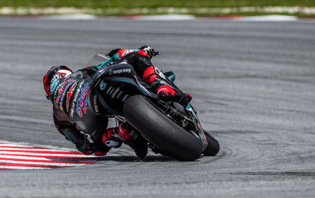 SEPANG, MALAYSIA - FEBRUARY 06, 2019 : Fabio Quartararo of France and Petronas Yamaha SRT during the...