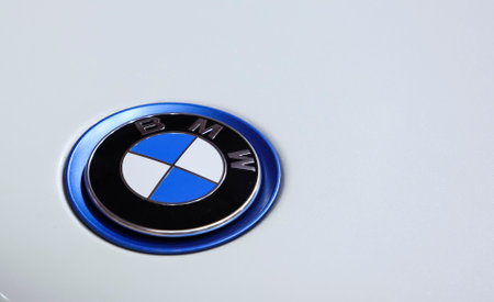 KUALA LUMPUR, MALAYSIA - APRIL 26, 2018 : Logo of BMW, a German multinational company.のeditorial素材