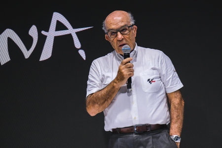 SEPANG, MALAYSIA - OCTOBER 22, 2022: Carmelo Ezpeleta, Chief Executive Officer (CEO) of DORNA SPORTS.のeditorial素材