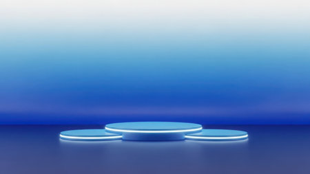 Three circular objects isolated on a transparent backgroundの素材