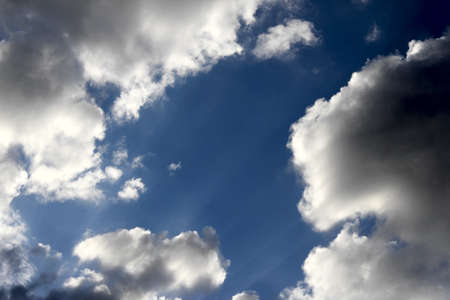 Clouds in the skyの写真素材