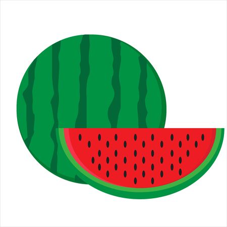 Watermelon vector ilustration can be used for businessのイラスト素材
