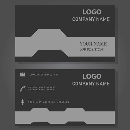 Modern business card template design.のイラスト素材