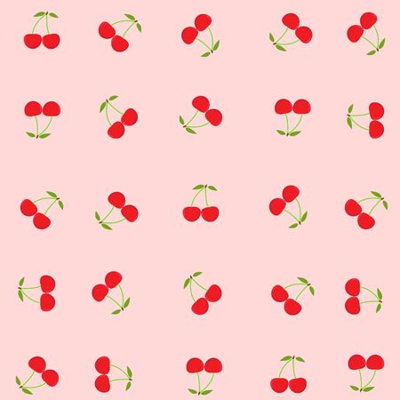 Illustration vector design of cherryのイラスト素材