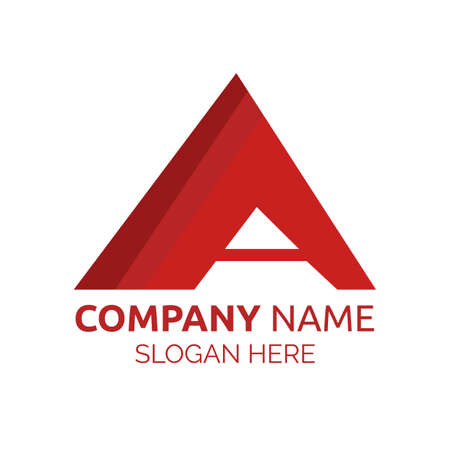 Illustration vector design of letter A template for businessのイラスト素材