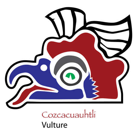 Aztec Calendar symbolのイラスト素材