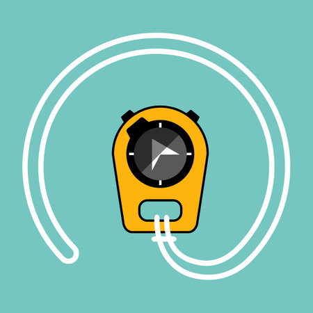 GPS tracker. GPS device.のイラスト素材