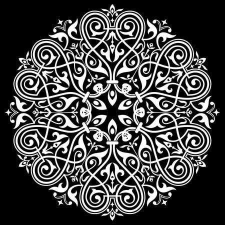 Mandalas. Vintage decorative elements. Oriental pattern, vector illustration. Islam, Arabic, Indian, turkish, pakistan, chinese, ottoman motifsのイラスト素材