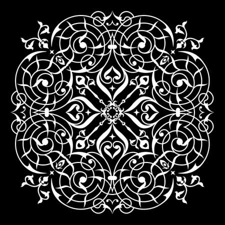 Mandalas. Vintage decorative elements. Oriental pattern, vector illustration. Islam, Arabic, Indian, turkish, pakistan, chinese, ottoman motifsのイラスト素材