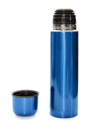 winter tea coffee cold jug blue white autumn outdoors hotの写真素材