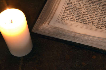 storybook candle book diary magic book old historyの写真素材