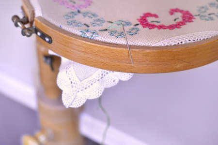 embroidery handwork do it yourself grandmother hoop