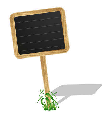 board information sign vector shield slate chalk school signpostのイラスト素材
