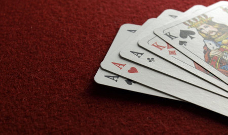 Poker cardsのeditorial素材