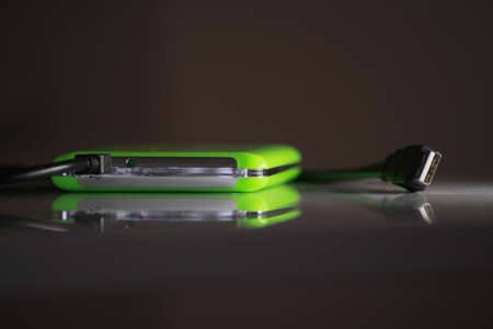 Green Hard disk driveの写真素材