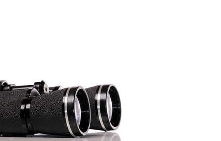 Spy glasses on whiteの写真素材
