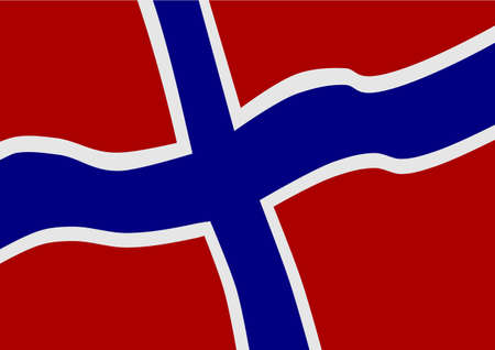 Flag of Norwayのイラスト素材