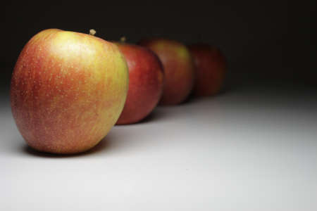 Fresh apples with copy spaceの写真素材