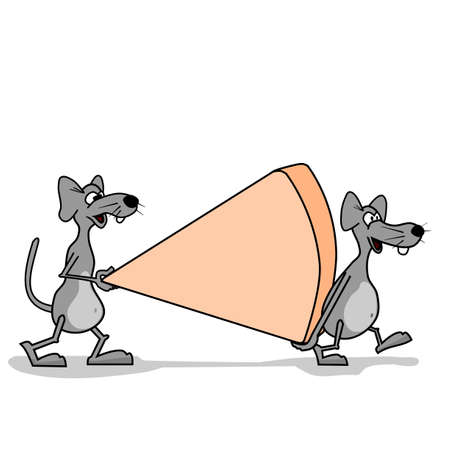 Cheese delivererのイラスト素材