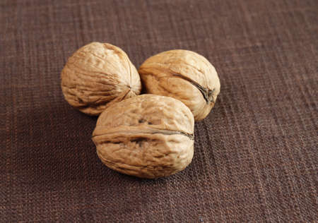 Three walnuts